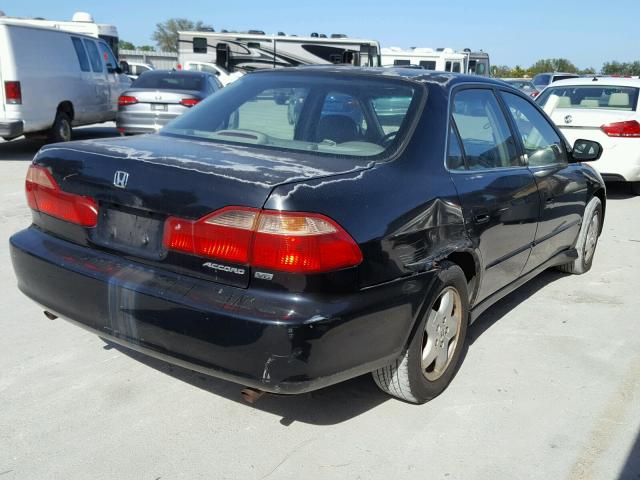 1HGCG1653YA028898 - 2000 HONDA ACCORD EX BLACK photo 4