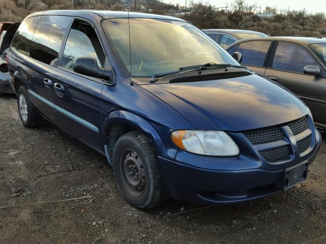 2B4GP34312R671912 - 2002 DODGE GRAND CARA BLUE photo 1