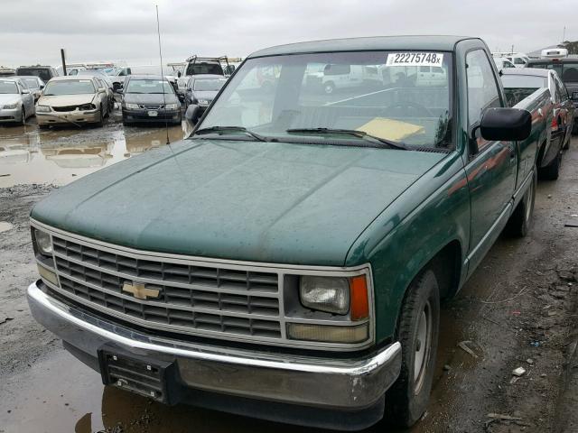 1GCFC24K0LZ247849 - 1990 CHEVROLET GMT-400 C2 GREEN photo 2