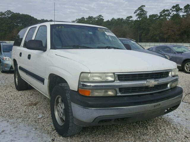 3GNEC16T01G198653 - 2001 CHEVROLET SUBURBAN C WHITE photo 1