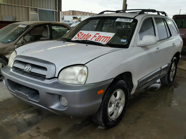 KM8SC13D85U950431 - 2005 HYUNDAI SANTA FE G WHITE photo 2