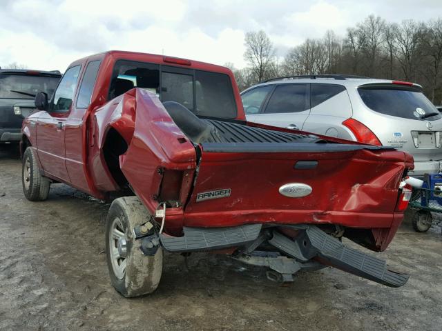 1FTKR1EE4BPB03800 - 2011 FORD RANGER SUP RED photo 3