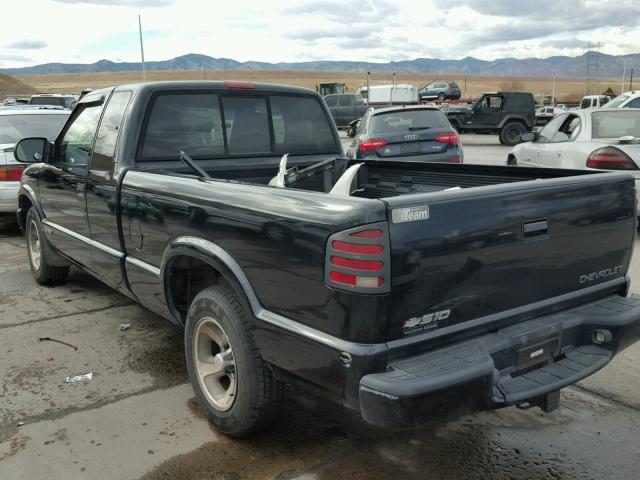 1GCCS19W7YK235189 - 2000 CHEVROLET S TRUCK S1 BLACK photo 3