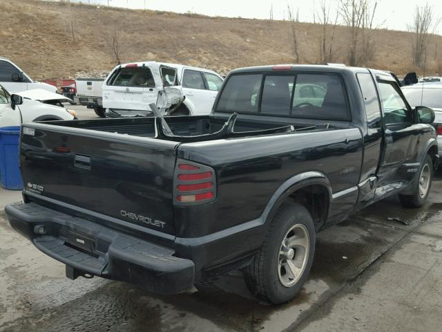 1GCCS19W7YK235189 - 2000 CHEVROLET S TRUCK S1 BLACK photo 4