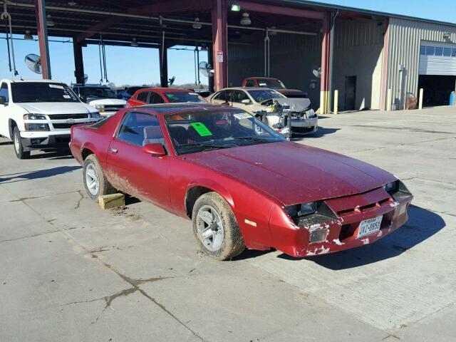 1G1FP87H7GL173192 - 1986 CHEVROLET CAMARO RED photo 1