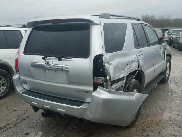 JTEZU14R28K020367 - 2008 TOYOTA 4RUNNER SR SILVER photo 4