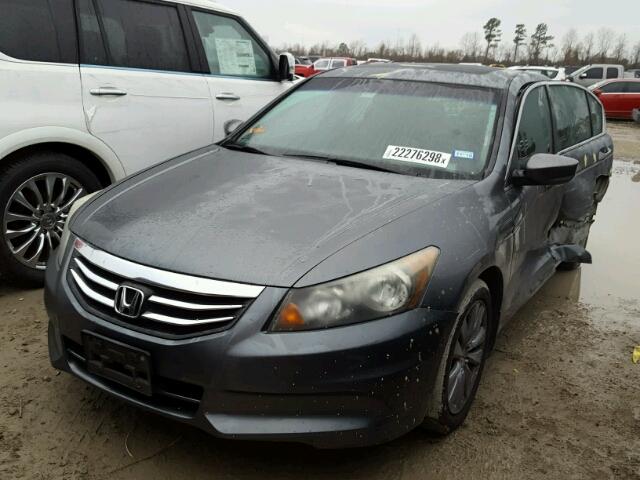 1HGCP2F84BA005864 - 2011 HONDA ACCORD EXL GRAY photo 2