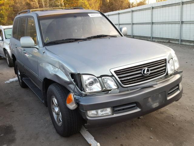 JTJHT00W113503774 - 2001 LEXUS LX 470 GREEN photo 1