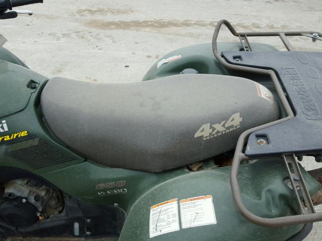 JKAVFEA113B542980 - 2003 KAWASAKI KVF650 A GREEN photo 6