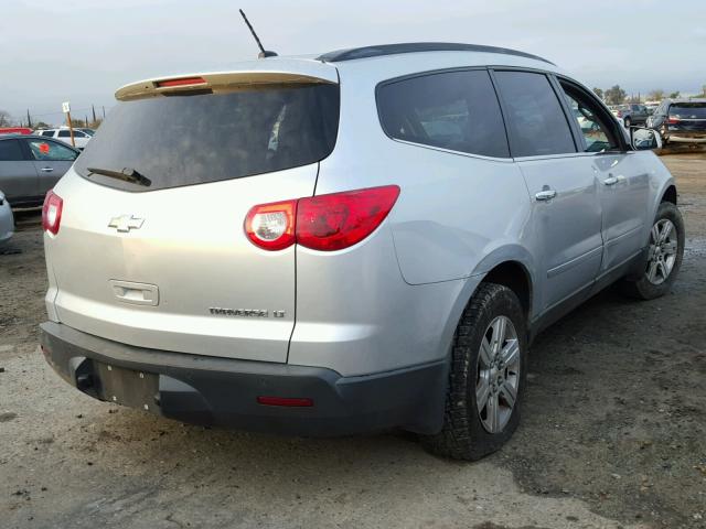 1GNKRGED5CJ104542 - 2012 CHEVROLET TRAVERSE L SILVER photo 4