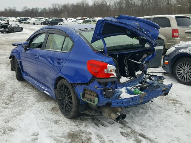 JF1VA1L62H9824345 - 2017 SUBARU WRX LIMITE BLUE photo 3