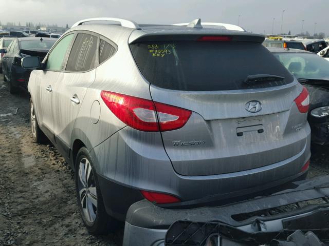 KM8JUCAG8EU887204 - 2014 HYUNDAI TUCSON GLS GRAY photo 3