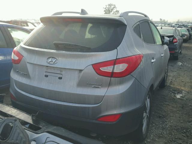 KM8JUCAG8EU887204 - 2014 HYUNDAI TUCSON GLS GRAY photo 4