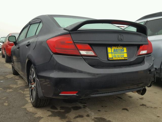 2HGFB2F86DH506674 - 2013 HONDA CIVIC EX BLACK photo 3