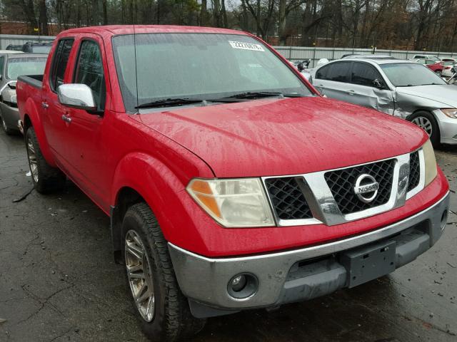 1N6AD07U56C436980 - 2006 NISSAN FRONTIER C RED photo 1