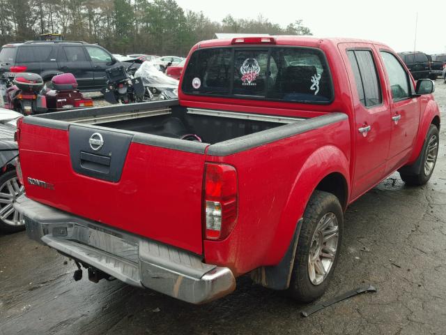 1N6AD07U56C436980 - 2006 NISSAN FRONTIER C RED photo 4