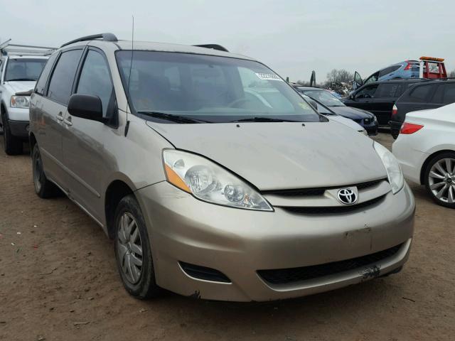 5TDZK23C17S035141 - 2007 TOYOTA SIENNA CE GOLD photo 1