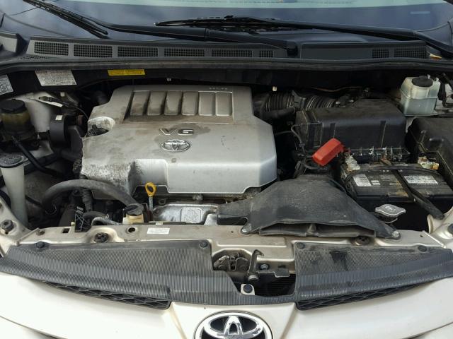 5TDZK23C17S035141 - 2007 TOYOTA SIENNA CE GOLD photo 7