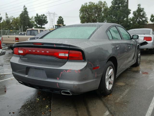 2B3CL3CG3BH577930 - 2011 DODGE CHARGER BLACK photo 4