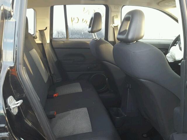 1J8FT47W38D615643 - 2008 JEEP COMPASS SP BLACK photo 6