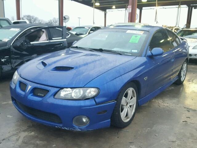 6G2VX12G44L315946 - 2004 PONTIAC GTO BLUE photo 2