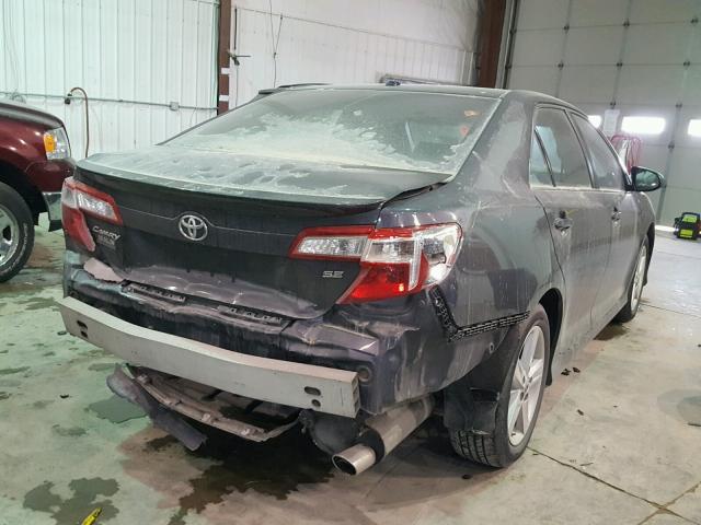 4T1BF1FK8CU029860 - 2012 TOYOTA CAMRY BASE GRAY photo 4