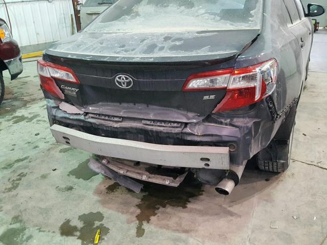 4T1BF1FK8CU029860 - 2012 TOYOTA CAMRY BASE GRAY photo 9