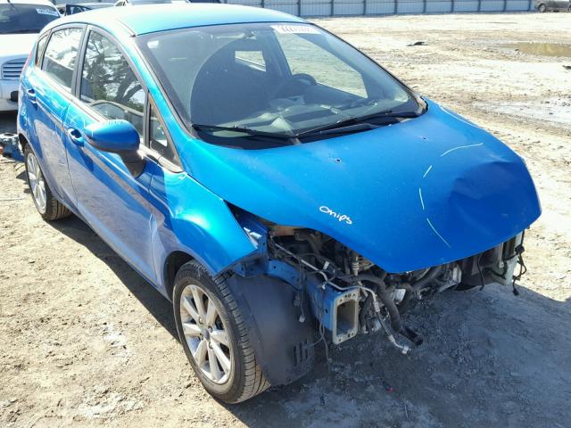 3FADP4EJ6CM118289 - 2012 FORD FIESTA SE BLUE photo 1