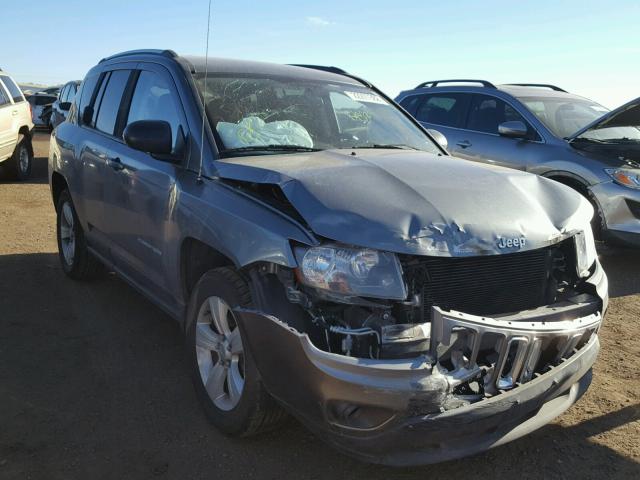 1C4NJDBB3ED593281 - 2014 JEEP COMPASS SP SILVER photo 1