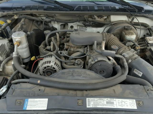 1GTCS14W818184957 - 2001 GMC SONOMA WHITE photo 7