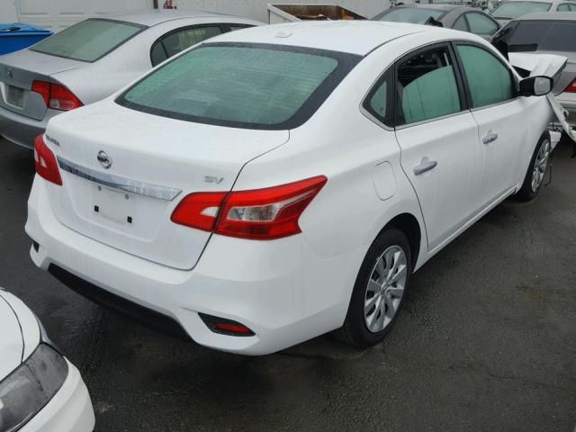 3N1AB7AP3GL666949 - 2016 NISSAN SENTRA S WHITE photo 4