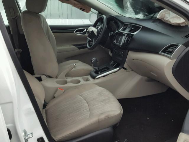 3N1AB7AP3GL666949 - 2016 NISSAN SENTRA S WHITE photo 5