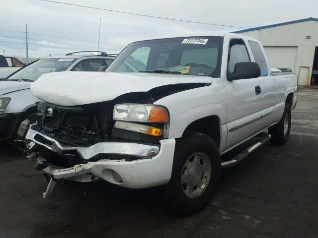 2GTEK19T541148092 - 2004 GMC NEW SIERRA WHITE photo 2