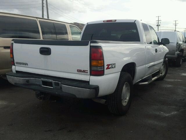 2GTEK19T541148092 - 2004 GMC NEW SIERRA WHITE photo 4