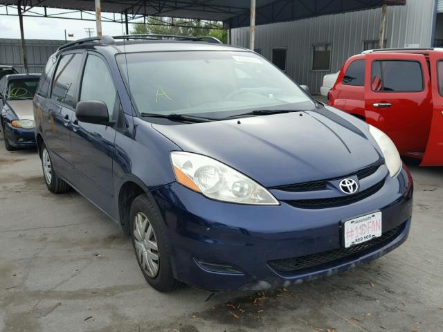 5TDZK23C97S046582 - 2007 TOYOTA SIENNA CE BLUE photo 1