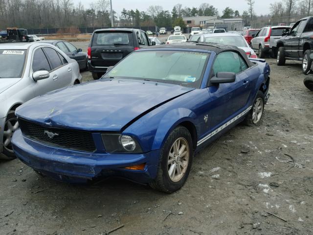 1ZVHT84N595108657 - 2009 FORD MUSTANG BLUE photo 2