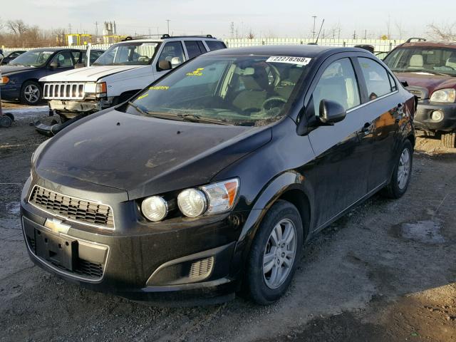 1G1JC5SH6F4138759 - 2015 CHEVROLET SONIC LT BLACK photo 2