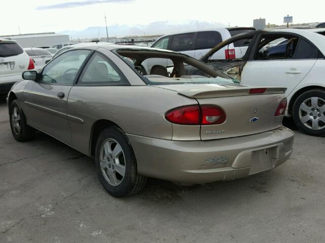 1G1JC1245Y7249441 - 2000 CHEVROLET CAVALIER TAN photo 3