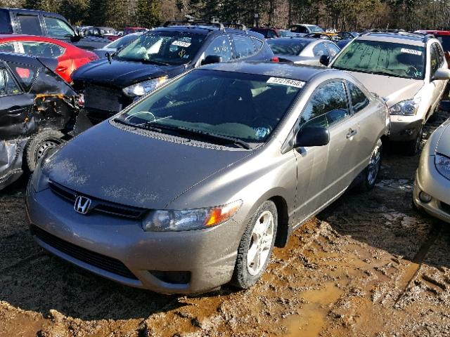 2HGFG12378H009452 - 2008 HONDA CIVIC DX-G GRAY photo 2