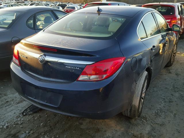 2G4GR5EK9C9146446 - 2012 BUICK REGAL BLUE photo 4