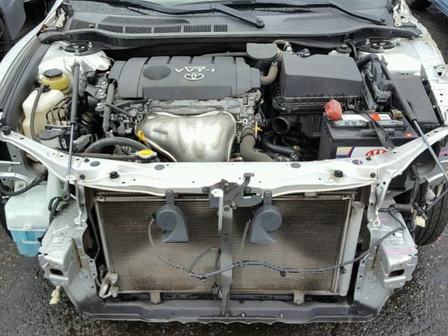 4T4BF3EK8AR022262 - 2010 TOYOTA CAMRY BASE SILVER photo 7