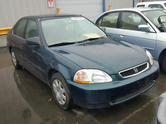 JHMEJ6675WS010061 - 1998 HONDA CIVIC LX GREEN photo 1