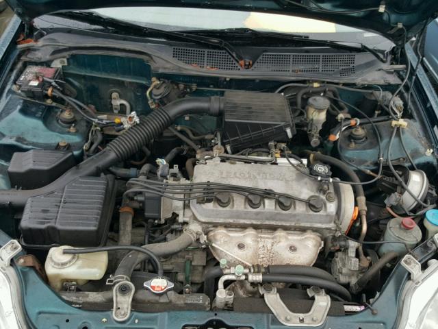 JHMEJ6675WS010061 - 1998 HONDA CIVIC LX GREEN photo 7