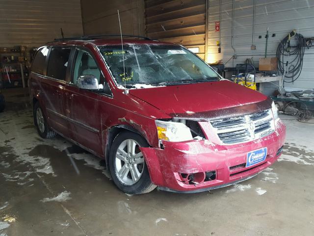 2D8HN54X88R639156 - 2008 DODGE GRAND CARA RED photo 1