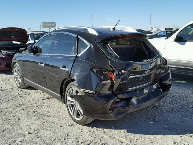 JN1AJ0HP8BM800479 - 2011 INFINITI EX35 BASE BLACK photo 3
