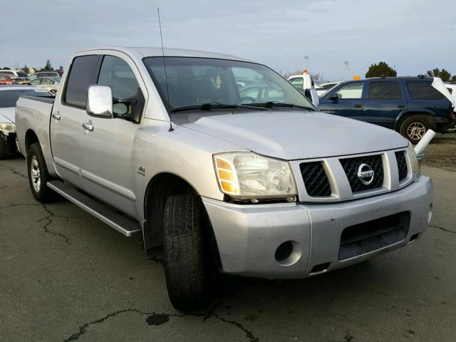 1N6AA07A74N501473 - 2004 NISSAN TITAN XE SILVER photo 1