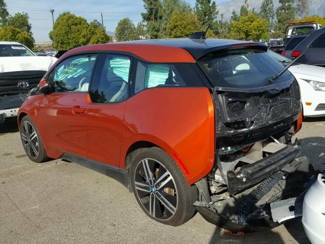 WBY1Z2C58EVX51255 - 2014 BMW I3 BEV ORANGE photo 3