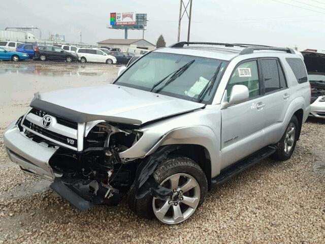 JTEBT17R780069334 - 2008 TOYOTA 4RUNNER LI SILVER photo 2