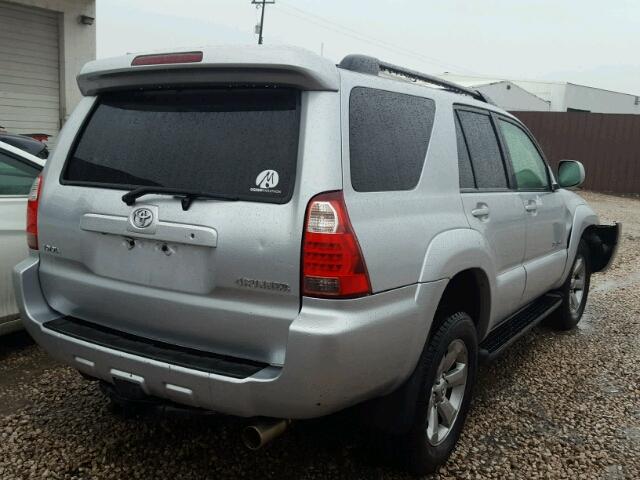 JTEBT17R780069334 - 2008 TOYOTA 4RUNNER LI SILVER photo 4