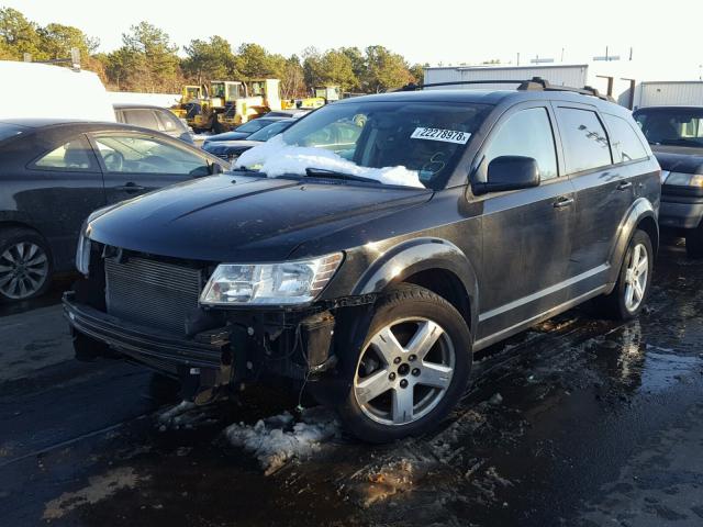 3D4GH57V19T594753 - 2009 DODGE JOURNEY SX BLACK photo 2